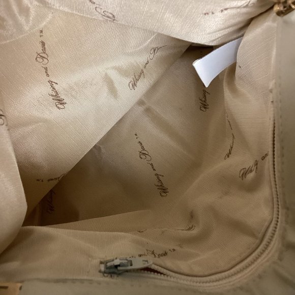 Whiting & Davis Vintage White Mesh Shoulder Bag - Picture 8 of 11